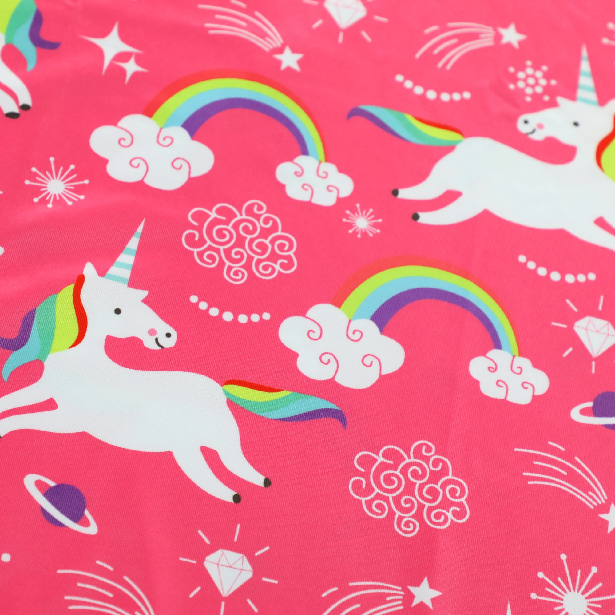 Summer New Short Sleeve Cartoon Girls Dress Kids Clothes Baby Unicorn Princess Dresses for Vestido Infantiil | Детская одежда и