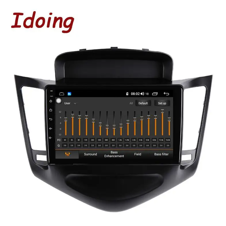 Standard Idoing 9"4G+64G 2.5D IPS Octa Core DSP Car Android8.1 Radio Multimedia Player For Chevrolet Cruze 2008-2012 GPS Navigation Video - Цвет: Standard