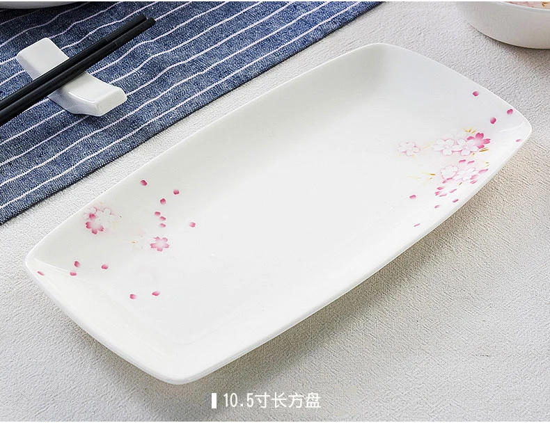 Guci JapaneseTangshan Guci Высококачественная столовая посуда из китайского фарфора корейские чаши и блюда Бытовая Посуда простая европейская керамика fre