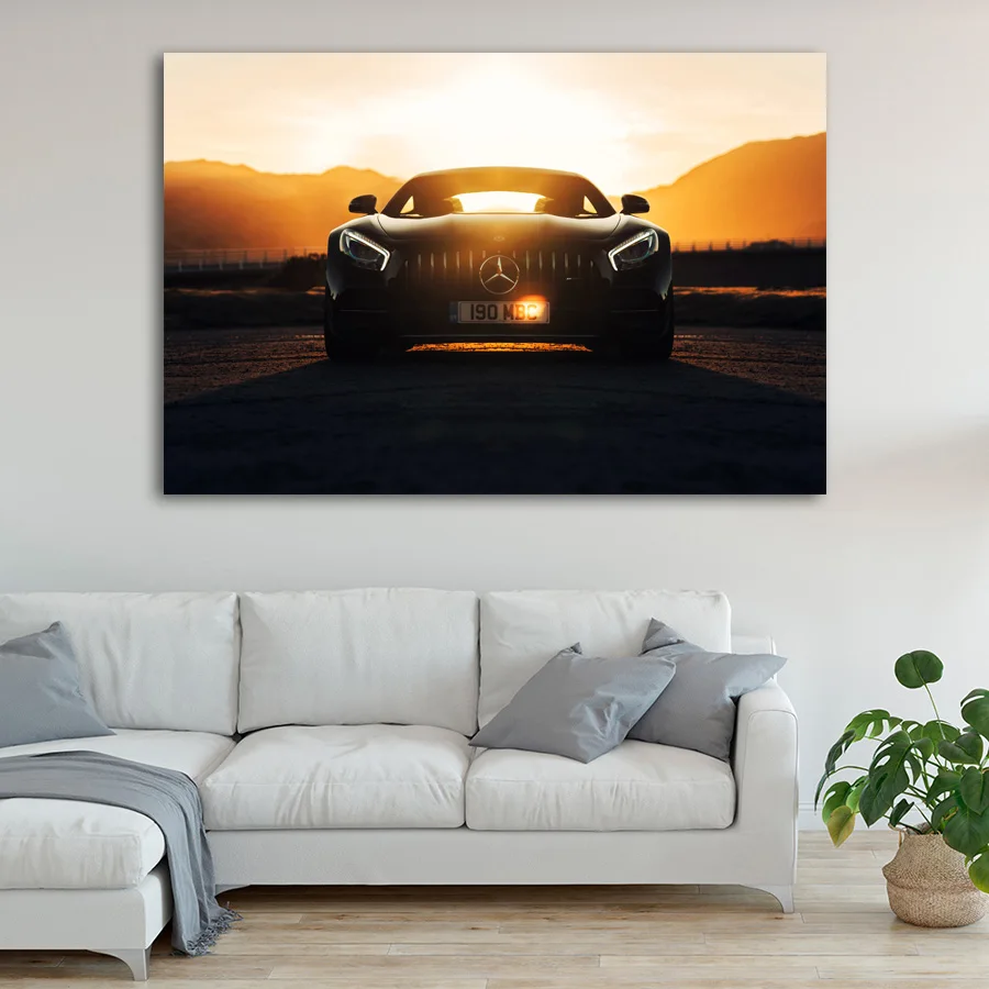 Mer cedes A M G GT передний вид супер автомобиль Спортивная Автомобильная стена