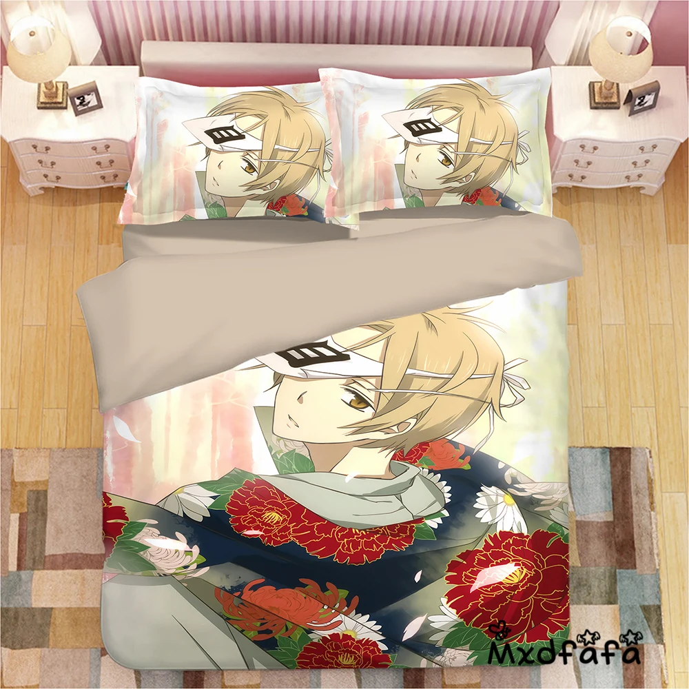 Комплект постельного белья Mxdfafa из аниме Нацумэ Yuujinchou комплект Хлопковое одеяло