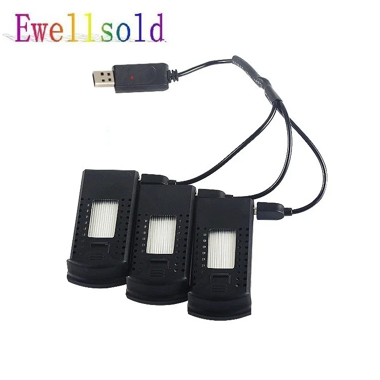 Ewellsold 3 7 V 900Mah Li Po аккумулятор для беспилотника батарея идеально подходит SG700/107S/S169