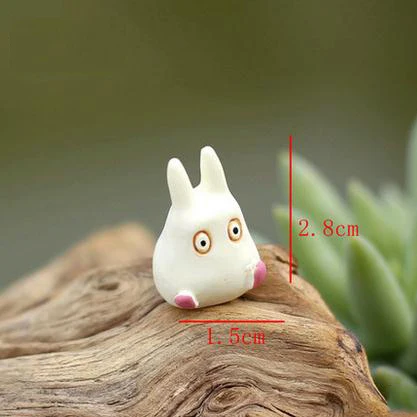 Micro Fairy Garden Figurines Miniature Desktop Decoration Terrarium Succulents Anime My Neighbor Totoro Action Figures Gift DIY - Цвет: 015 Resin