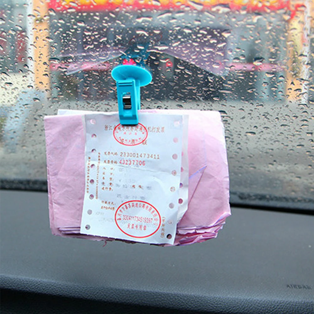 LEEPEE 2 шт./лот автомобильные карты зажимы для билета пластиковое крепление на окно