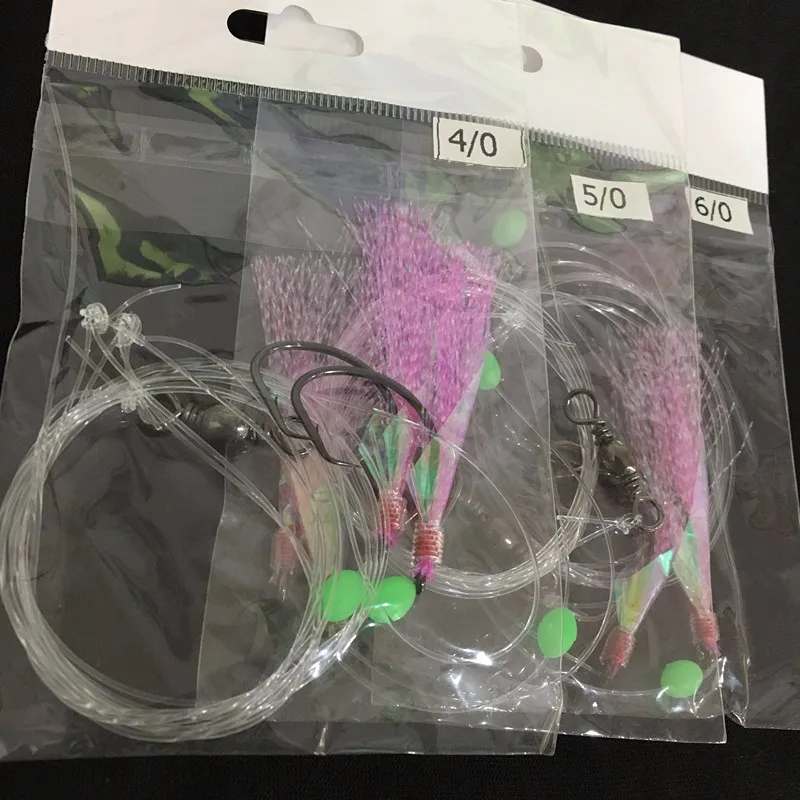 Рыболовные приманки Sabiki рыболовные снасти набор рыболовных крючков мигающие 2