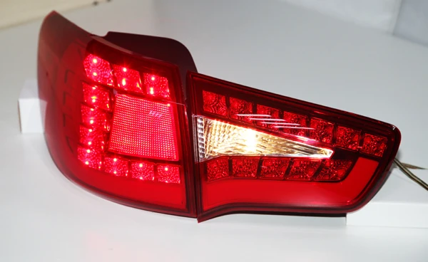 2009 2010 2011 2012 2013 год для KIA Sportage R светодиодный задний задние фары задние фонари Красный цвет поворотный сигнал парковка бег