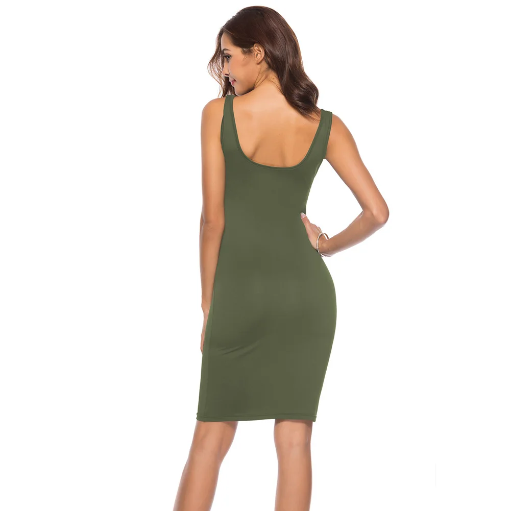 Модное мини платье для вечеринки очаровательное сексуальное женское без рукавов