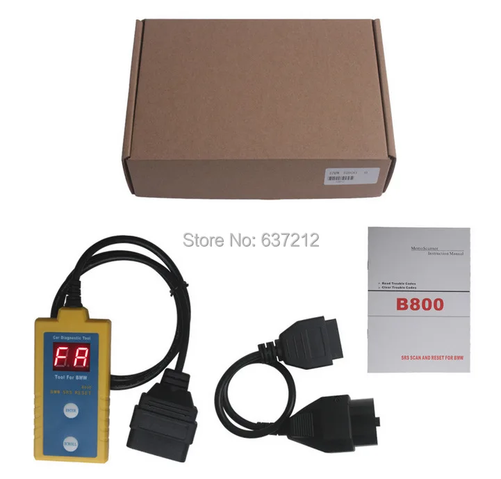 Считыватель кодов B800 OBD диагностический сканер для BMW SRS сброс подушки