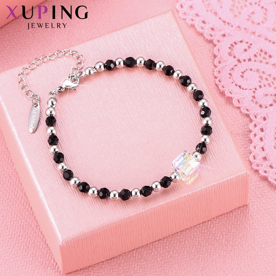 Элегантные Квадратные браслеты Xuping кристаллы Swarovski роскошные подвески стильные