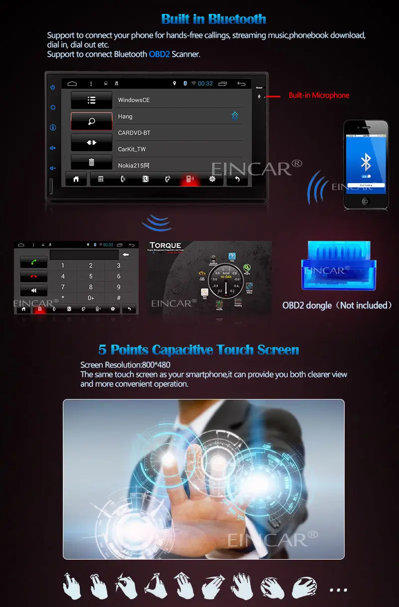 7 &quotчетырехъядерный Android 5 1 2 Din стерео автомобильный gps Navi dvd плеер WiFi In Dash радио|2 din