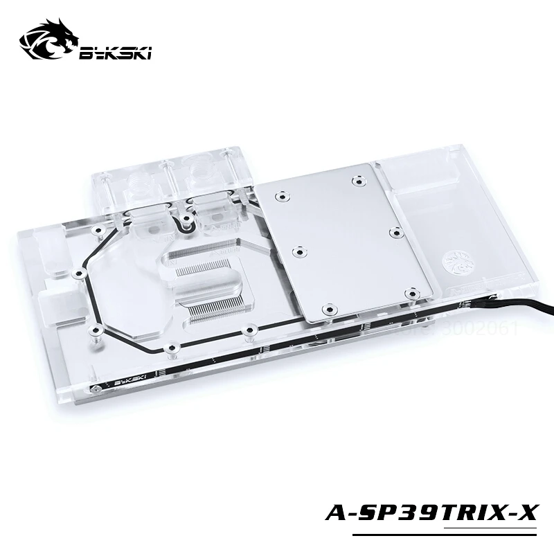 Водяной блок BYKSKI для Sapphire Radeon R9 390 Nitro/ 390X Tri X/полное покрытие графическая карта