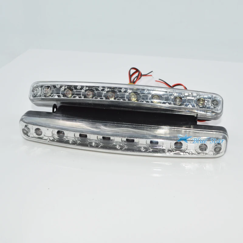 2 шт./лот супер белые Автомобильные фары Дневные ходовые огни светодиодные