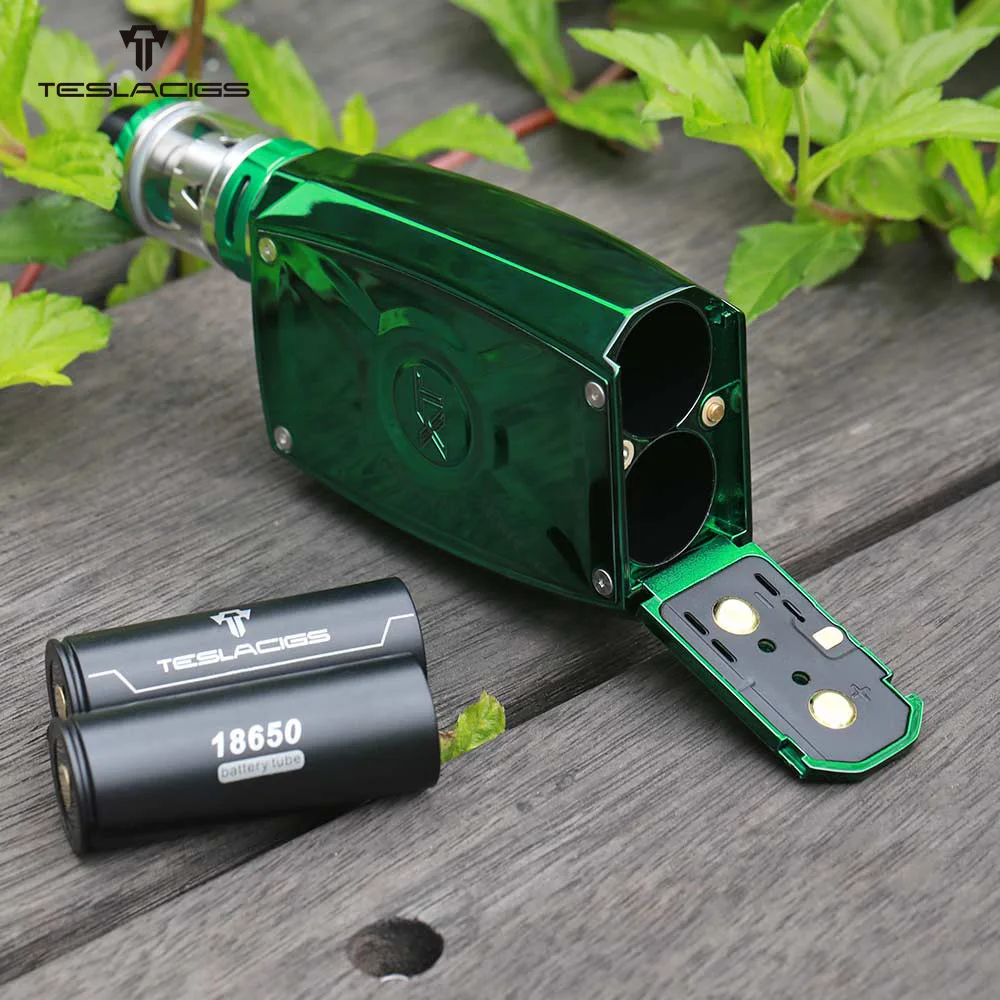 Оригинальный Teslacigs XT 220 Вт TC комплект с Tallica Mini 4 мл Vape танк распылителя RGB