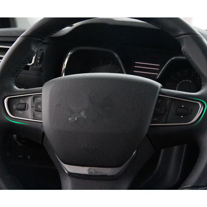 Декоративная рамка для рулевого колеса из нержавеющей стали Citroen C4 C3-XR / Peugeot 408 508