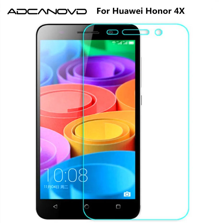 Adcanovd закаленное стекло для Huawei Honor 4X Spree Play Che2 L11 L12 стекла с защитой против царапин