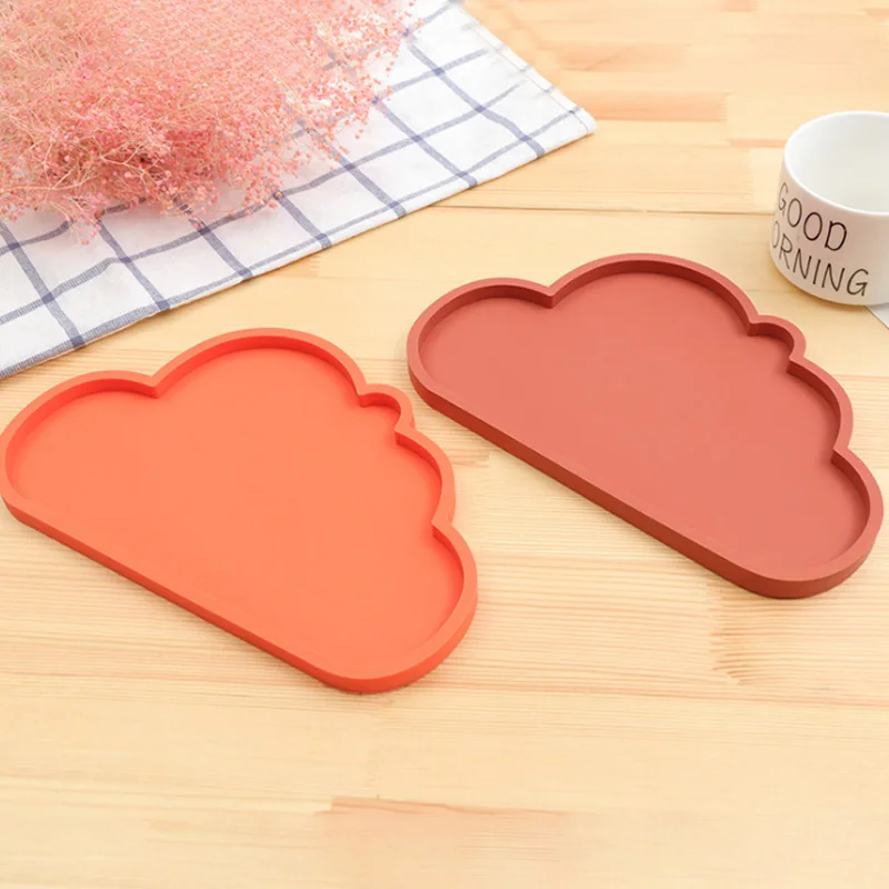 1 шт. силиконовый коврик для посуды в форме облака детский нескользящий обеденный
