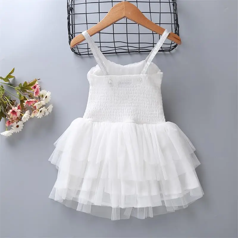2018 new arrival summer tutu mini dress removable swan wings cotton girl lace princess ballet angle cosplay | Детская одежда и