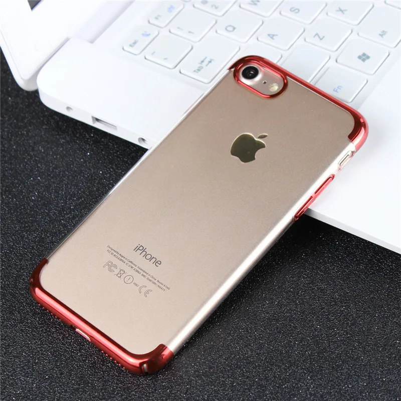 For Iphone 7 7Plus High Quality Trendy Transparent Cases Ultra Thin PC Plastic Back Cover 8 8Plus Fundas Etui Case |