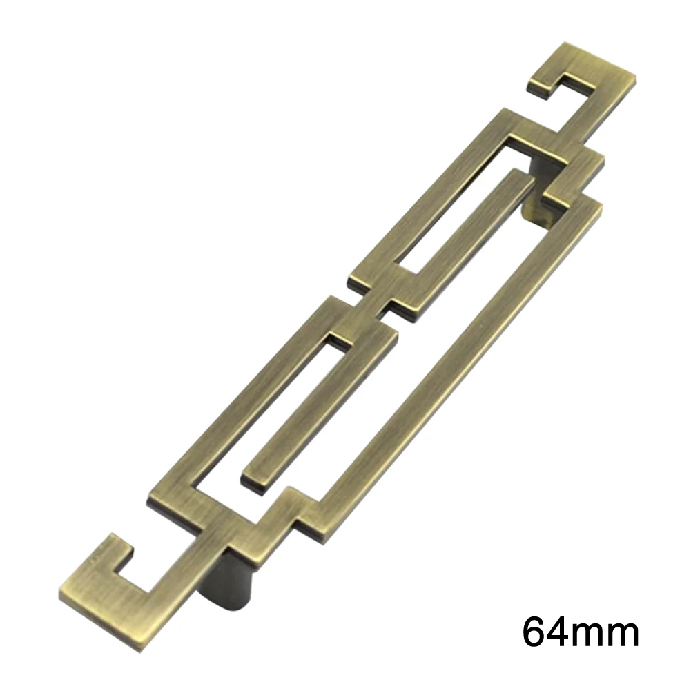 Retro Hardware Pull Accessories Practical Unique Cabinet Handle Europe Style With Screws Kitchen Household Durable Easy Install |