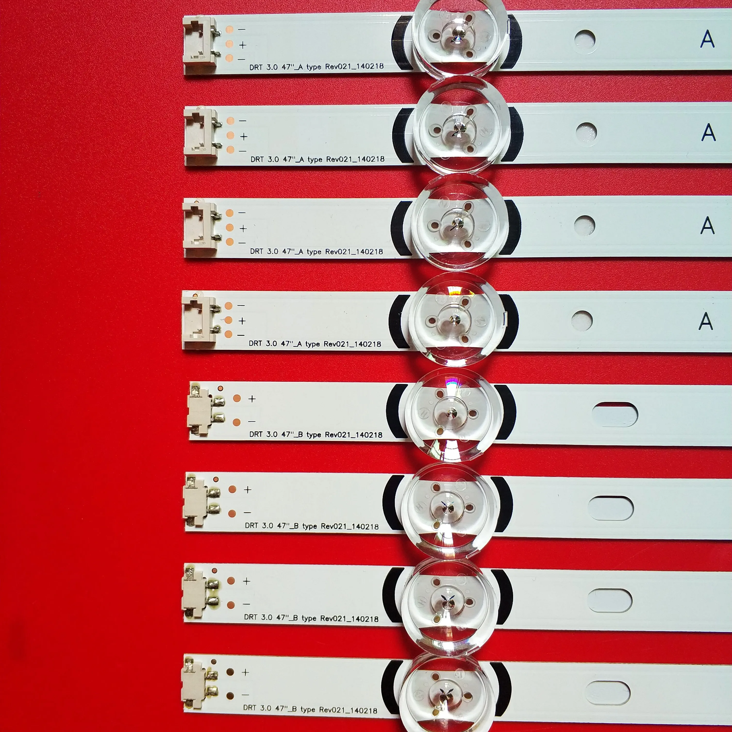 

100% New 4 PCS LED backlight strip for 47 inch 47LB6300 innotek LC470DUH DRT 3.0 47 inch A B type 6916L 1715A 1716A
