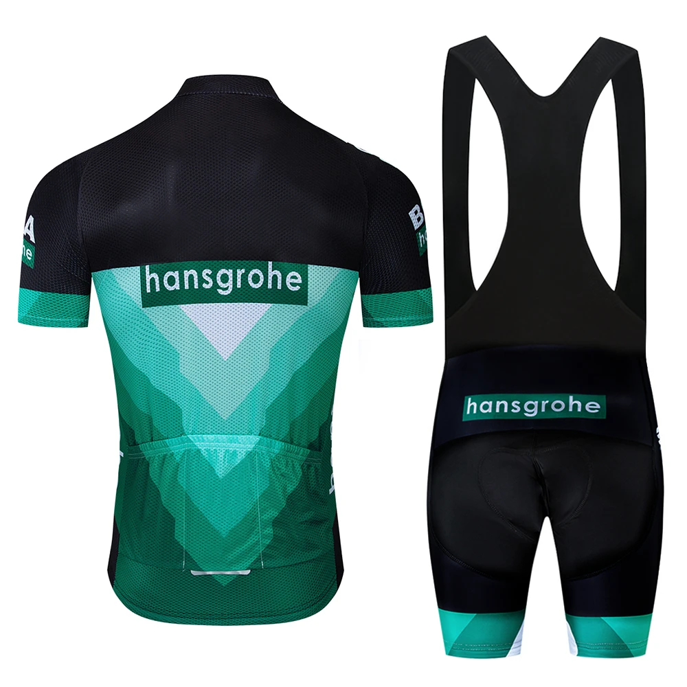 Новинка 2019 года комплект из джерси и шорт Hansgrohe team дышащие летние топы рубашка Ropa