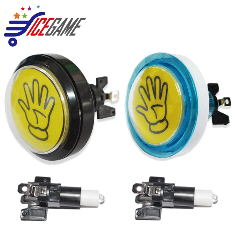 10 шт. лидер продаж аркадные круглые пластиковые кнопки с