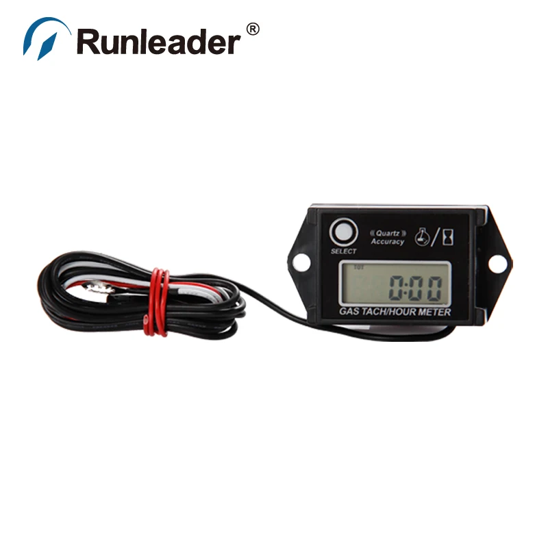 Цифровой сбрасываемый Водонепроницаемый счетчик моточасов бензин Двигатели для