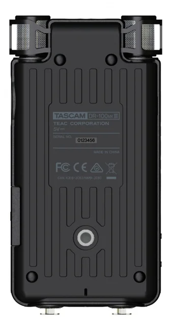 TASCAM DR 100MKIII рекордер обновленная литиевая батарея двойная запись 192 кГц/24 бит