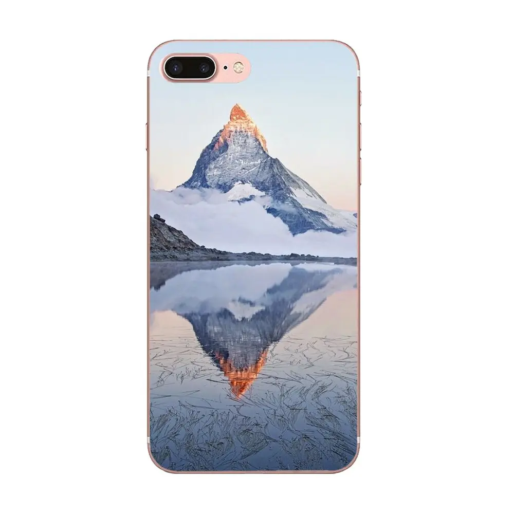 Snow Mountain Diy For Xiaomi Note 3 4 Mi3 Mi4 Mi4C Mi4i Mi5 Mi 5S 5X 6 6X A1 Max Mix 2 Silicone Cover Case | Мобильные телефоны и
