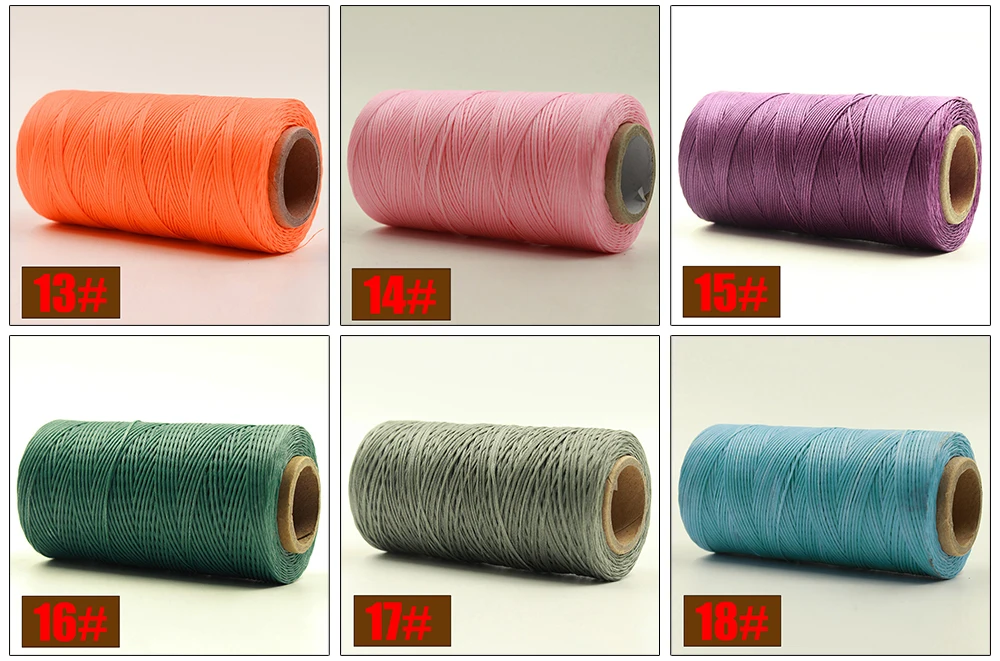 Высокое качество 260 м 150D плоская Вощеная линия ручной работы для рукоделия для кожи 1 мм плоская Вощеная швейная ручная строчка