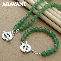 freshwater pearl jewelry sets green pearl bracelet necklace statement women wedding pearl jewelry set
