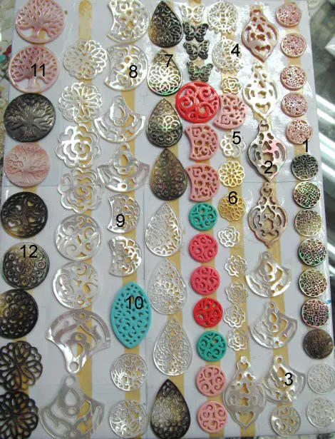 Цветок ручной работы резные сс оболочки рондо резной белый красный фиолетовый