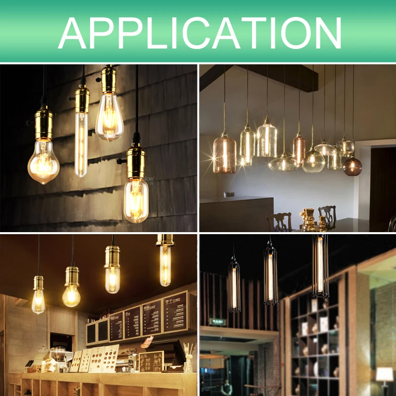 Светодиодсветодиодный лампа Эдисона E27 3/6/7/8 Вт 220 В переменного тока|bulb 3w|led edison