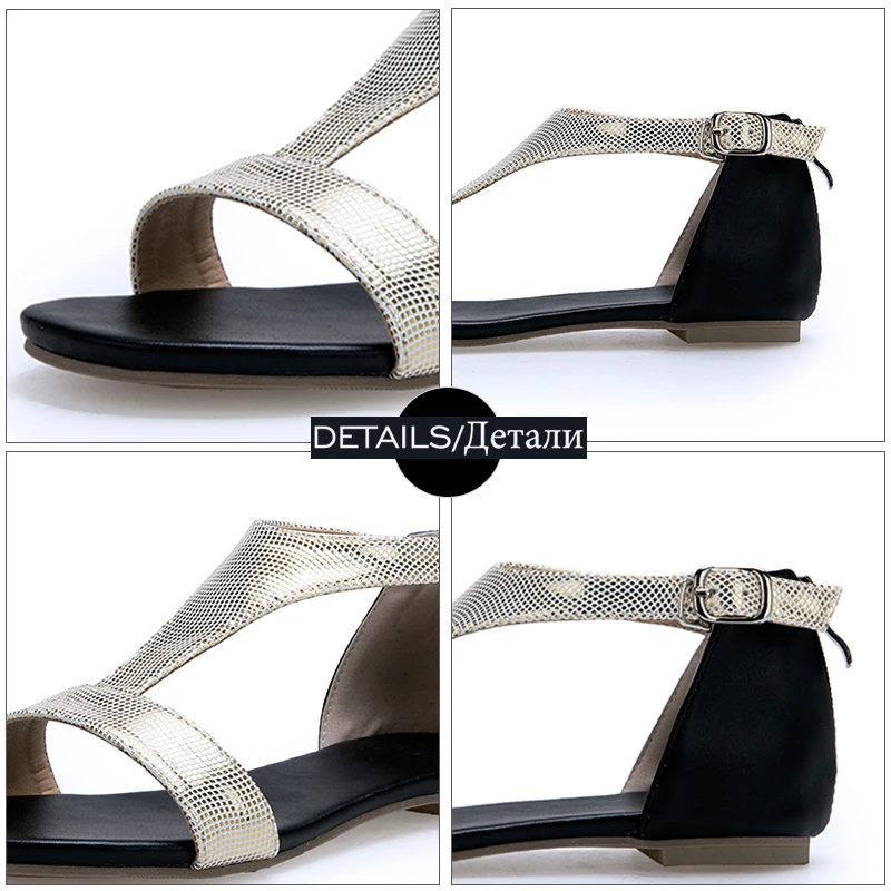 JK/сандалии-гладиаторы женские летние сандалии на плоской подошве Новая женская