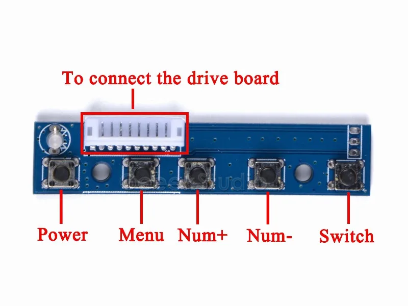 Raspberry Pi 7 дюймов ЖК-дисплей Дисплей 1024*600 TFT монитор Экран с привод доска для Raspberry Pi 2/3 Модель B/4 B