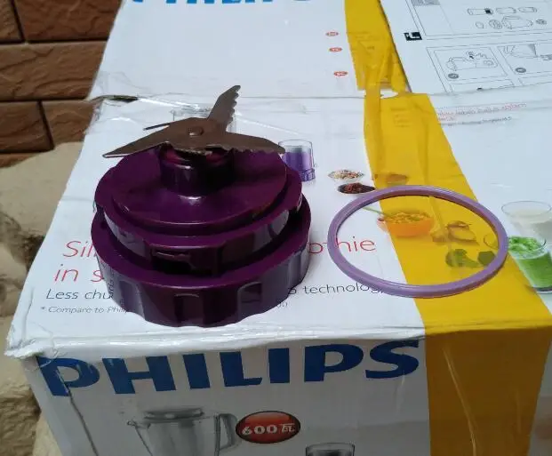 Высококачественный нож с уплотнительным кольцом для Philips HR2162 HR2163 HR2165 HR2166