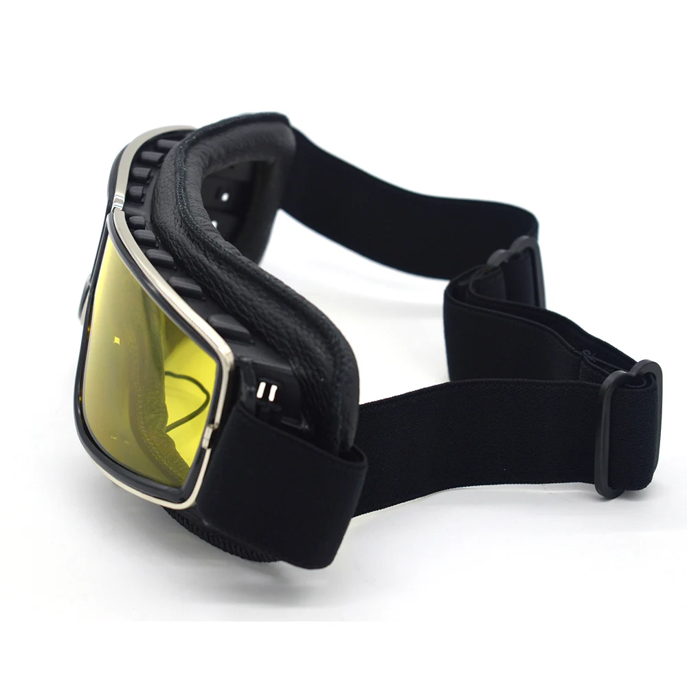 2017 винтажные Универсальные складные очки с серебряной оправой мотоциклетные