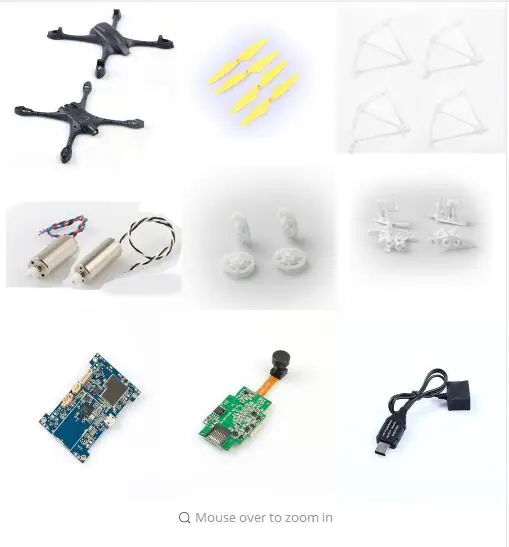 Квадрокоптер Hubsan X4 Star Pro H507A RC запасные части двигателя шестерни лопасти вал