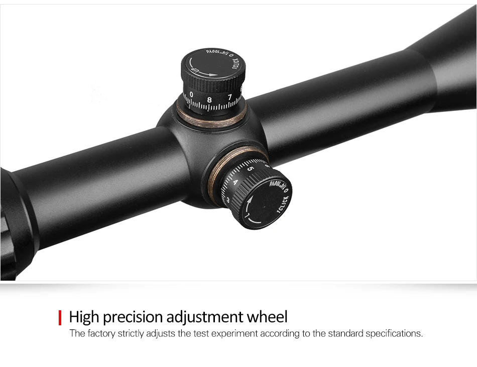 6-24x50 Aoe Riflescope Регулируемый зеленый красный точечный охотничий светильник тактический прицел оптический прицел