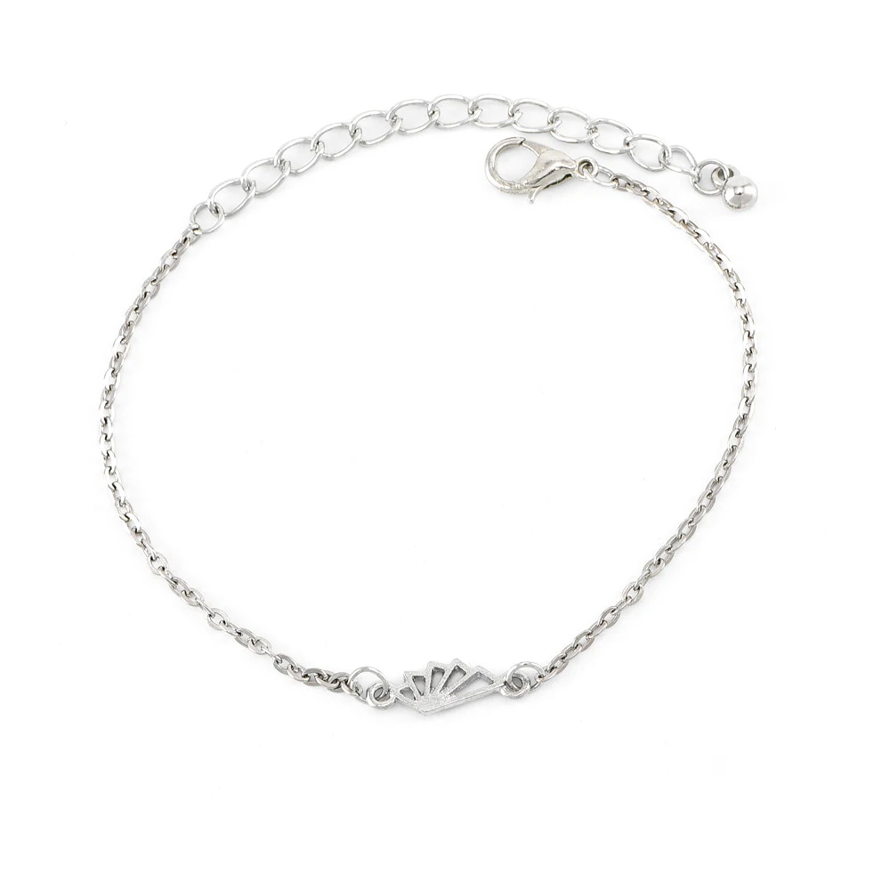 4 шт./компл. богемные геометрические браслеты цепочки с кристаллами женские