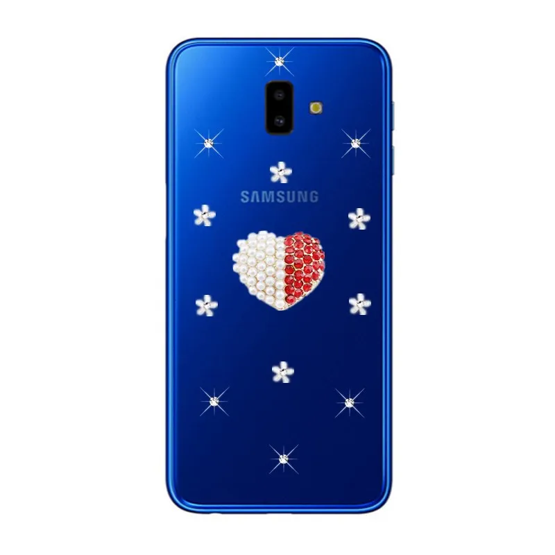 Чехол для Samsung Galaxy J6 Plus SM-J610F силиконовый прозрачный чехол с рисунком ангела J600F J8 A6