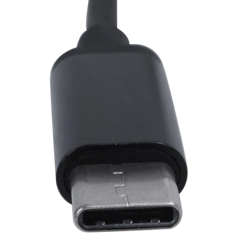 Type C Adapter Aux Audio USB to 3.5mm Earphone Jack For Xiaomi Mi 6 Huawei without 3.5 jack(Black) |