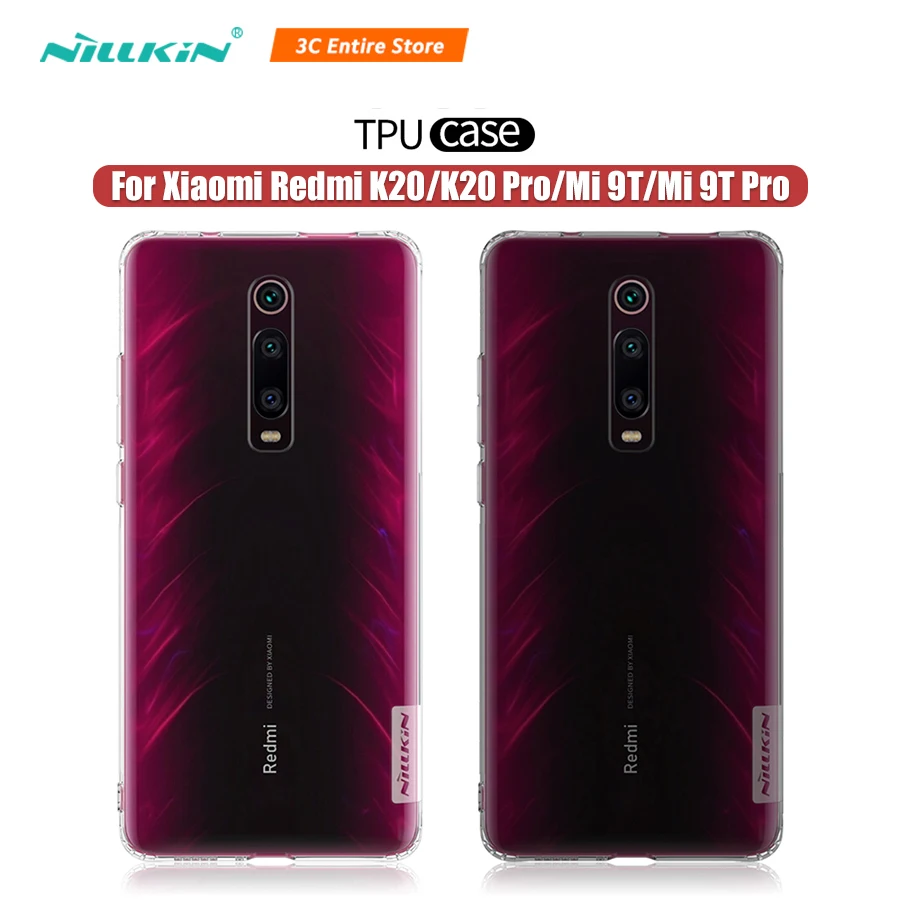 Чехол для xiaomi redmi k20 pro прозрачный мягкий Силиконовый ТПУ чехол Nillkin Xiaomi Mi 9T
