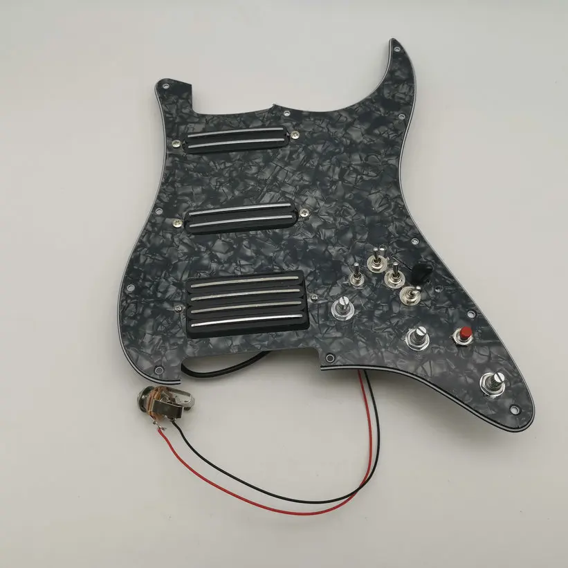 Двухканальные гитарные звукосниматели Pickguard SSH Хамбакеры 3 независимая функция Push Pull 1 Улучшенная тональная функция Stratocast