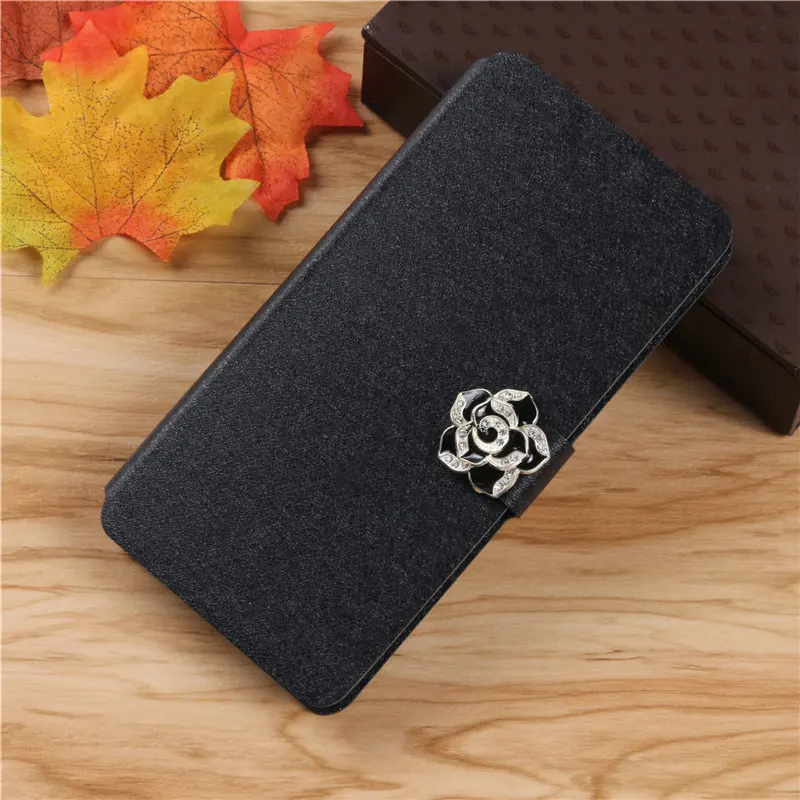 Black Camellia Coque чехол s для Motorola Moto G4 G6 G5S G5 Plus Play флип-чехол для телефона чехол для Motorola G6 Play Fundas защитная сумка capa - Цвет: Black Camellia