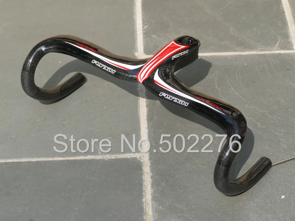 Шоссейный гоночный велосипед полностью из углеродного волокна Встроенный руль