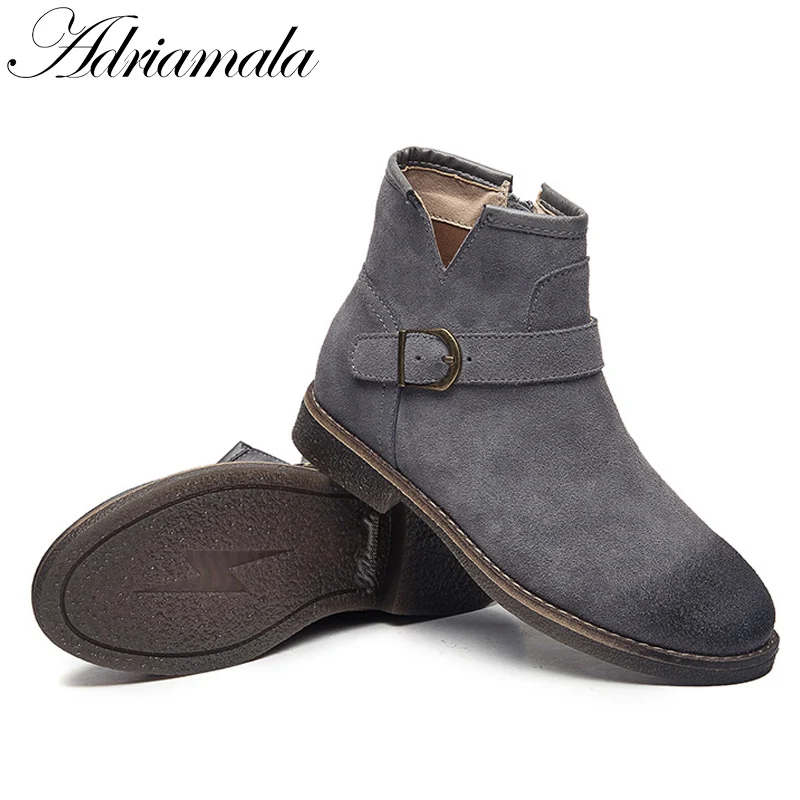 Женские ботильоны кожа на низком каблуке осень 2017 г. Разделение квадратный