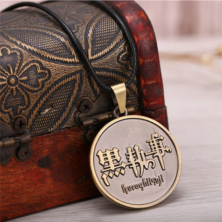 12 шт./лот популярное аниме ожерелье черного батлера небесный демон глаз кулон