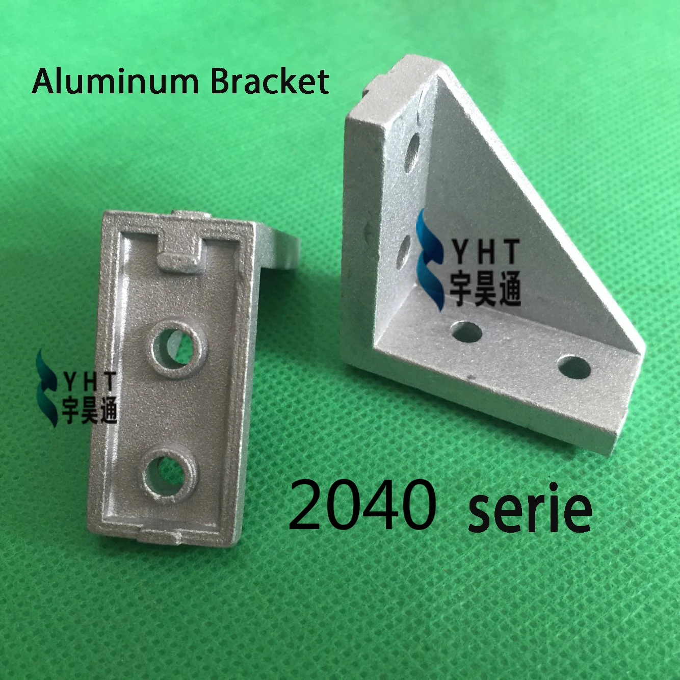 

20pcs/lot 2040 corner fitting angle aluminum 38x38 L connector bracket fastener match use 2040 industrial aluminum profile