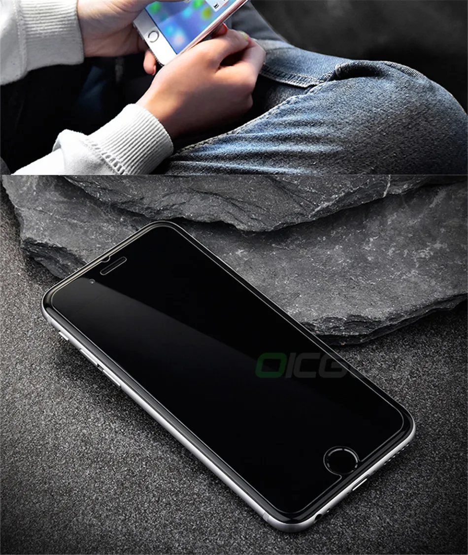 OICGOO закаленное стекло для iPhone 7 8 6 Plus 5 5S SE Защита экрана для iPhone 6 6s Plus 5S Xr X XS Max защитное стекло